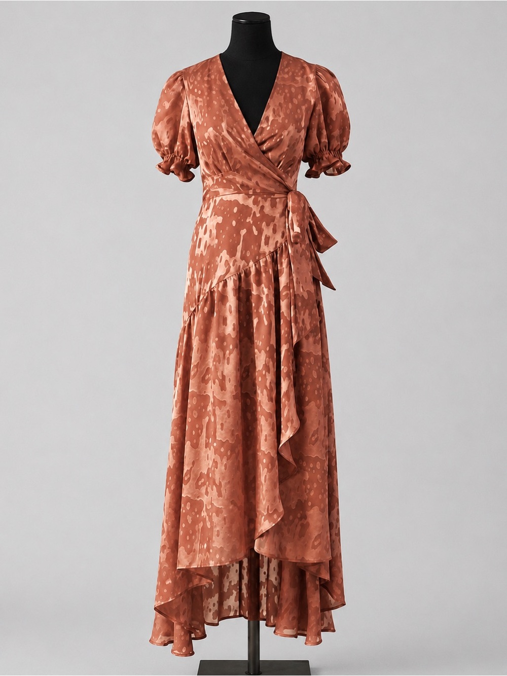 Anthropologie BHLDN Hutch Biscayne Wrap Dress L Sedona $275 Maxi